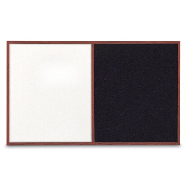 Enclosed Corkboard, 3 Door, 96"x48", 4" Fra